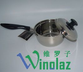 14CM height of a single handle milk pan pan cover t..