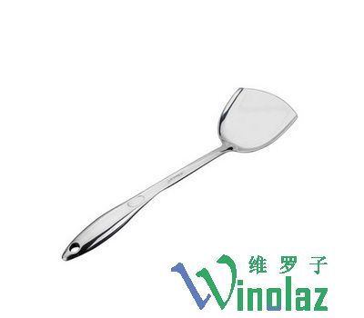 Hollow handle stainless steel frying shovel