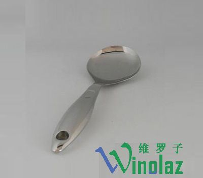 1 stainless steel rice spoon hollow handle