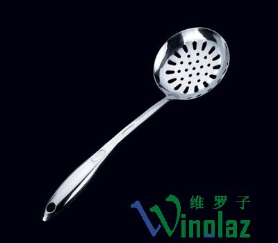 Hollow handle stainless steel colander 1