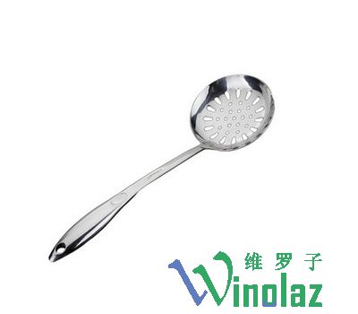 Hollow handle stainless steel colander
