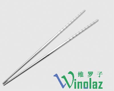 不锈钢螺纹筷规格19,23CM